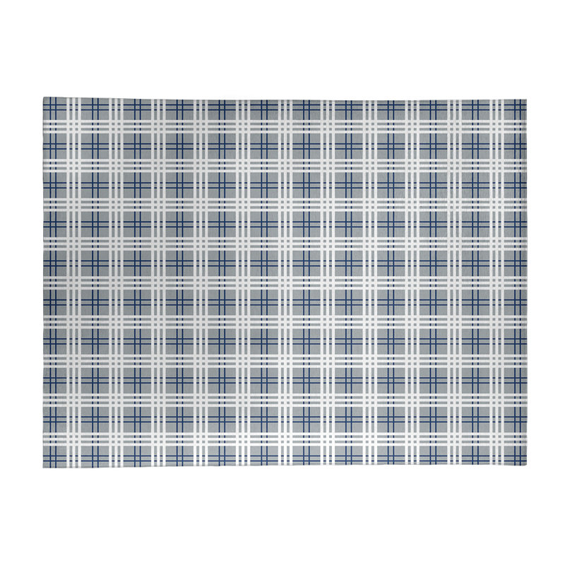Plaid Indoor Rug, Rectangle 8' x 10'