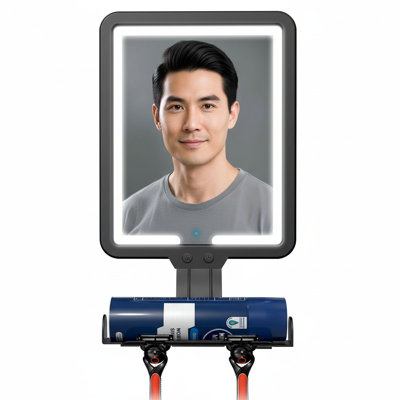 Heated Fogless Shower Mirror for Shaving and Makeup, 3-Color Dimming