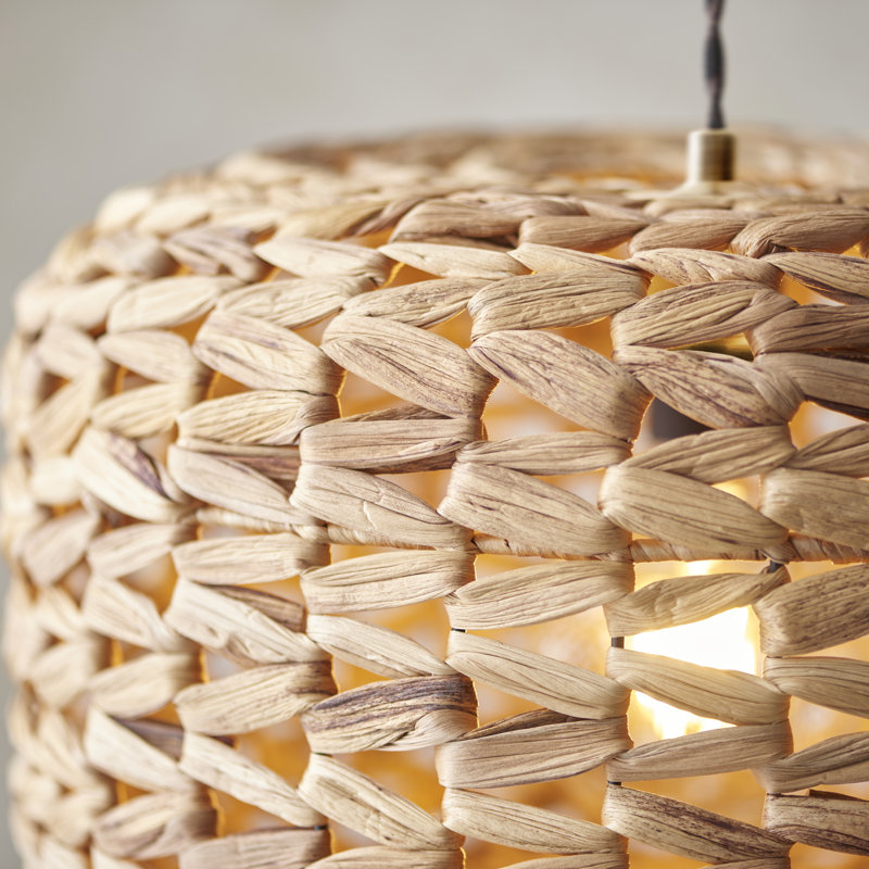 Toca Pendant light Lamp Shade finished in Natural