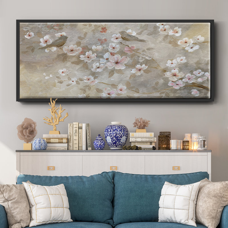 Au début du printemps - Toile encadrée, H 12 po x l 30 po