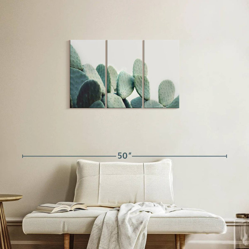 Cactus Harnek vert pastel, H 20 po x l 33 po