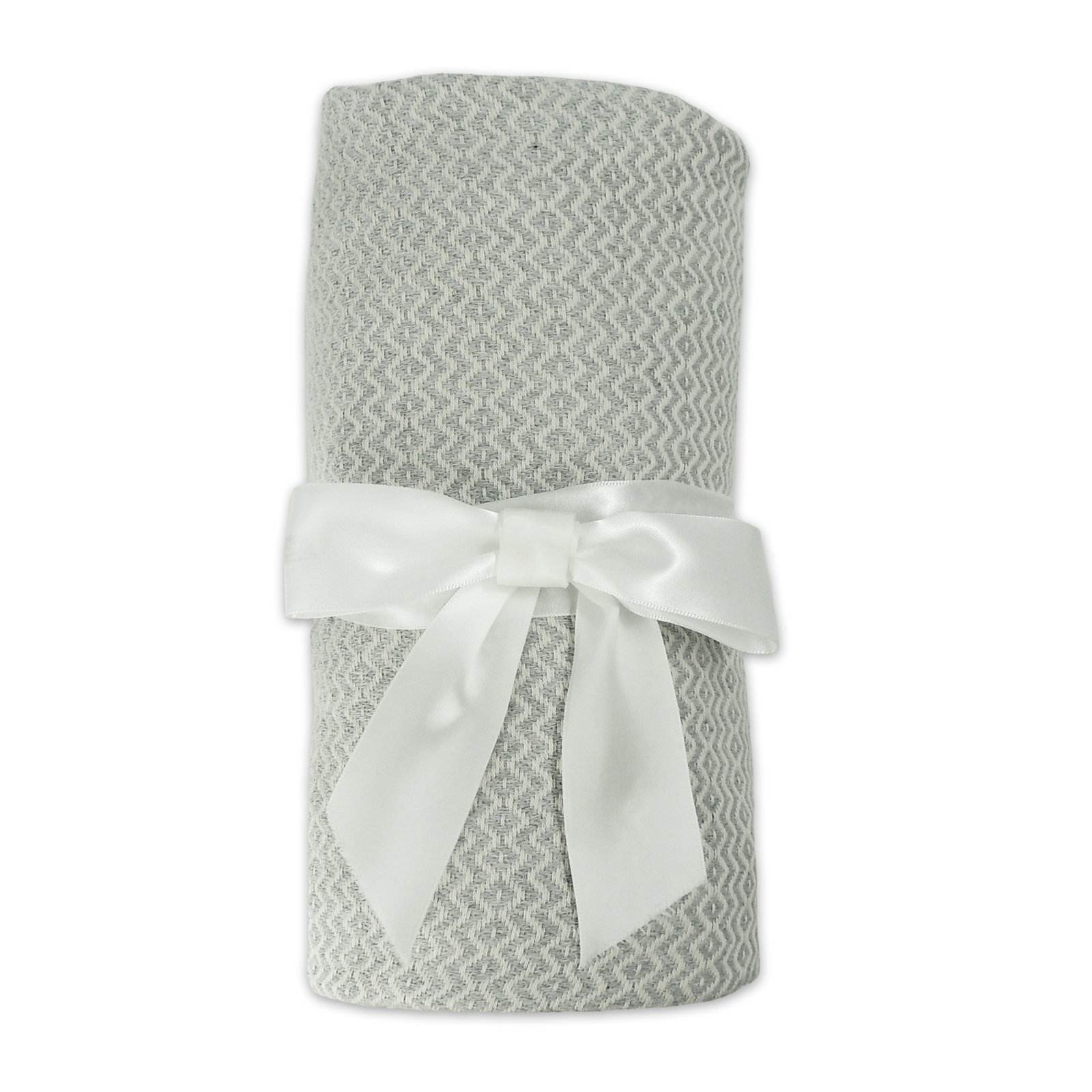 Dacion 100% Turkish Cotton Throw, Light Gray