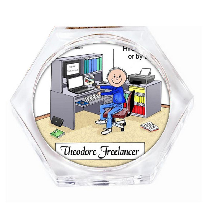 Ensemble de 4 sous-verres personnalisables, Oui