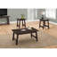 L'ensemble de table 3 pièces comprend une table basse rectangulaire et deux tables de bout carrées assorties, une table centrale-1950166089