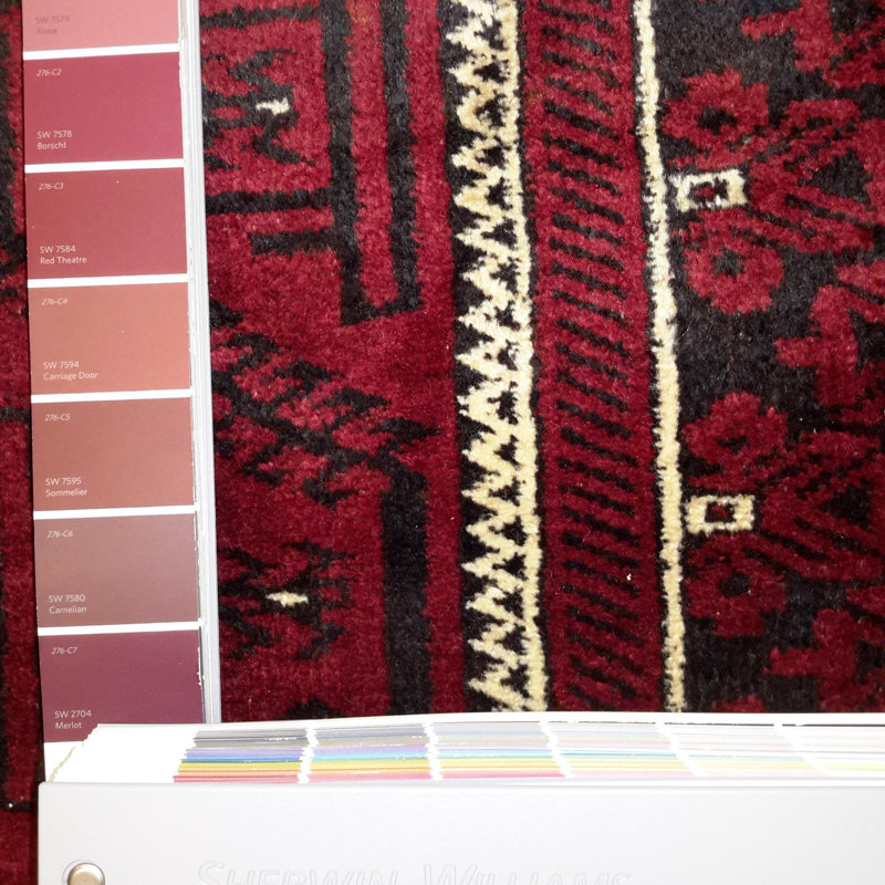 Canvello Hand Made All Over Silkroad Baluchi Rug - 3'3'' X 6'3''