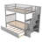 Bunk Bed with Trundle and Storage,Twin over Twin,66.90"H*81.40"W*91.00"L-653839207