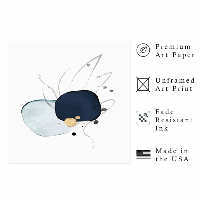 «Abstract Abstract Minimalist IV», reproduction d'art moderne sans cadre Mid-Century, H 24 po x l 24 po
