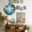 Horloge murale de plage tropicale, horloge murale 12 po