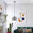 Schultz 10" W Metal 1-Light Single Globe Pendant -140445943