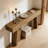Country-Style Entryway Table, Console Table, Foyer Table