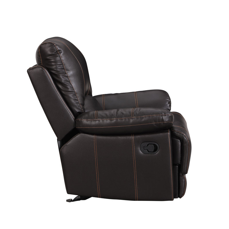 Canapé inclinable en cuir Global United