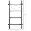 Industrial Pipe Wall-Mounted Towel Quilt Rack