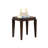 Square Walnut End Table - Provides A Stable Surface With Tapered Legs Adds Modern Touch