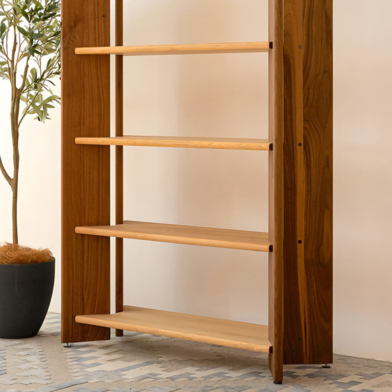 A beautiful and simple bookcase, 61"H x 47.2"W x 13.7"D