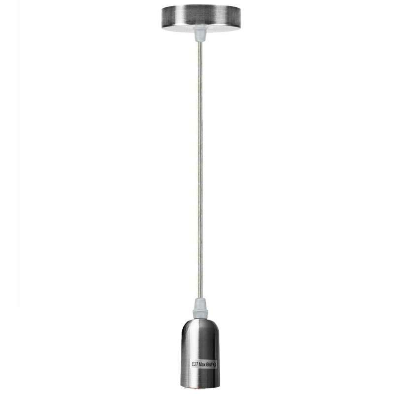 Aniston 1 - Light Bulb Pendant, Satin Nickel