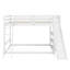 Lit mezzanine avec 7 tiroirs, 2 tablettes et un bureau-1427100717