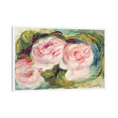 The Three Roses by Pierre-Auguste Renoir - Painting on Canvas