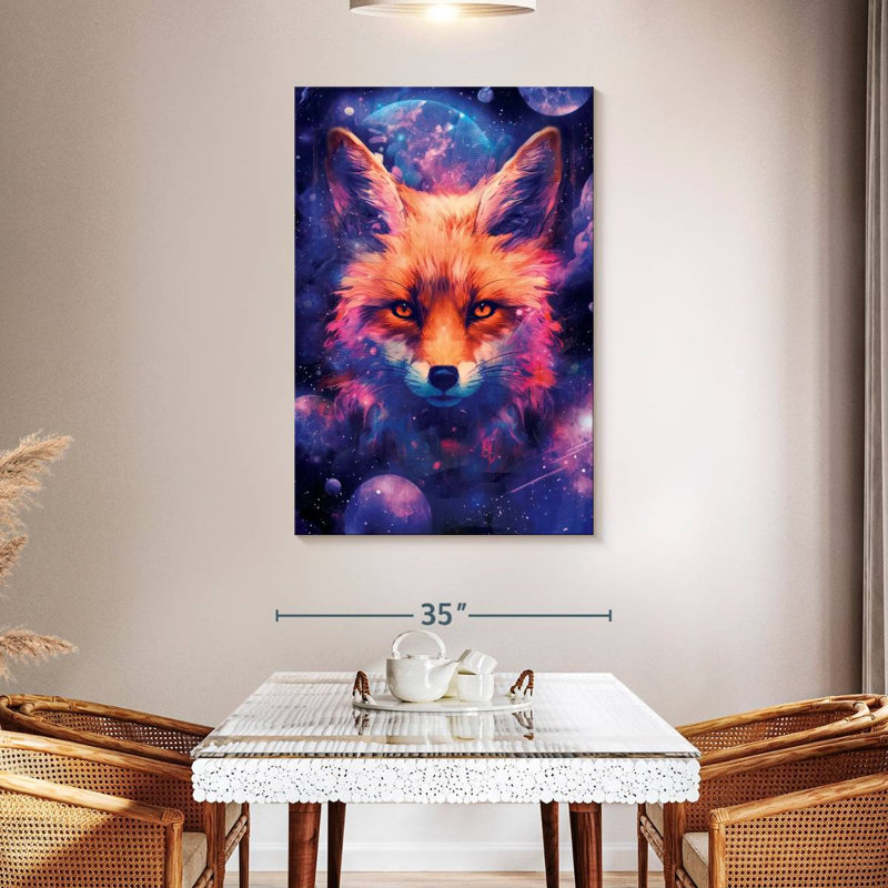 Brampt Cosmic Fox I, 48" H x 32" W