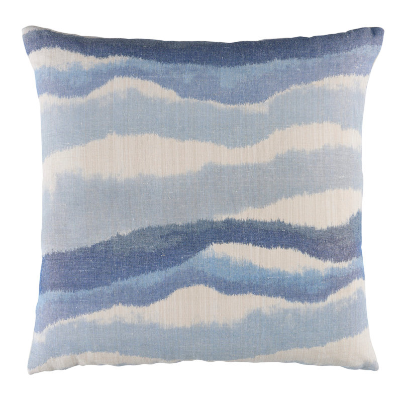 Chandler Warp Print Pillow, 22"H X 22"W, Square