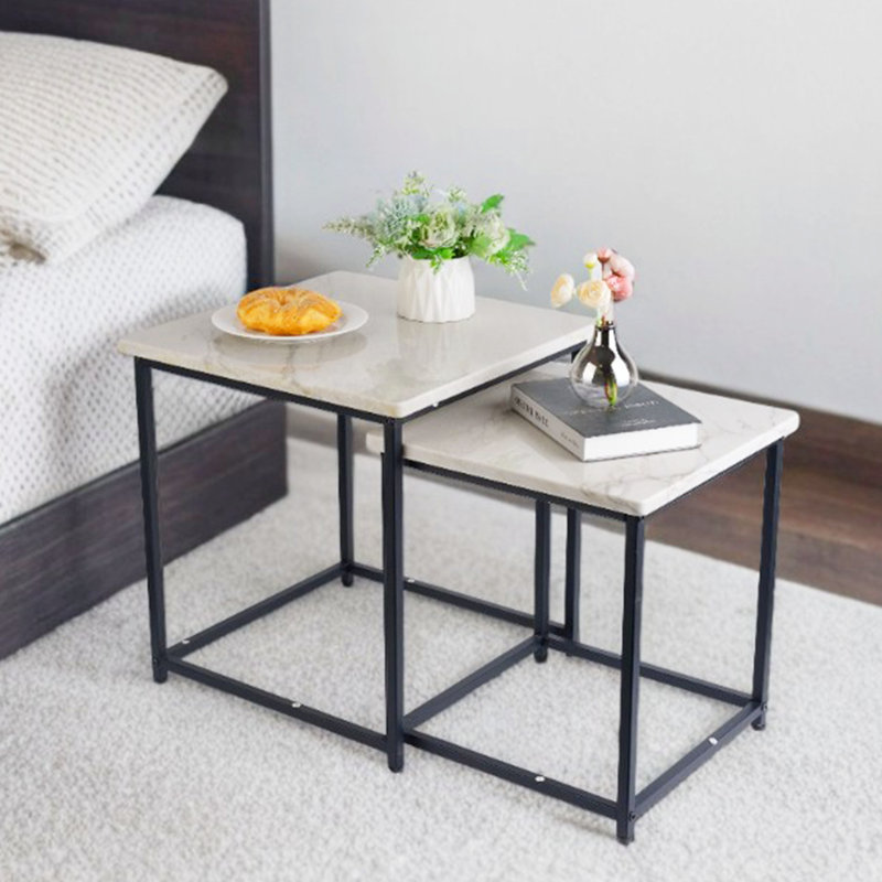 Table de bout blanche Macaubas
