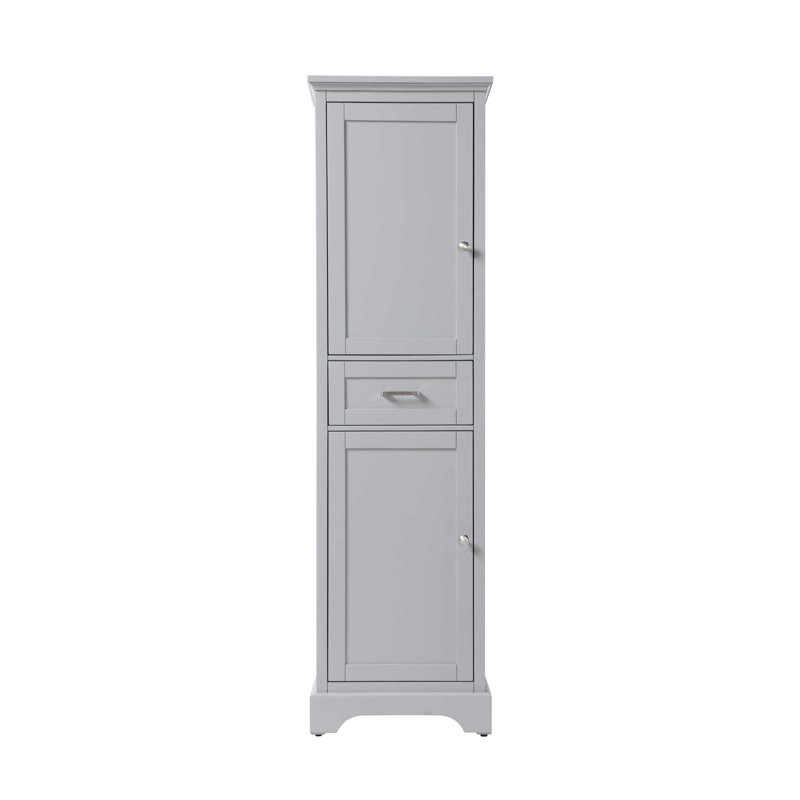 Armoire de rangement pour salle de bain 20 pouces en gris, H 72 po x l 20 po x P 20 po, Gris