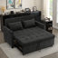 Canapé-lit gigogne escamotable avec ports USB-1232034479