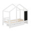 Lit simple avec tableau noir et tiroirs-591960028