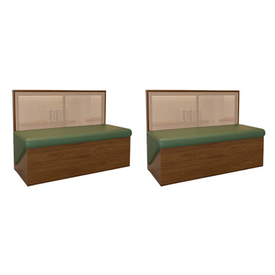 Faux Leather Upholstered Bench
