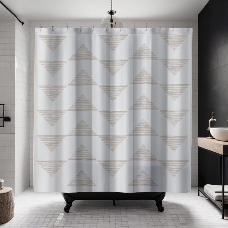 Rideau de douche Coco, Beige