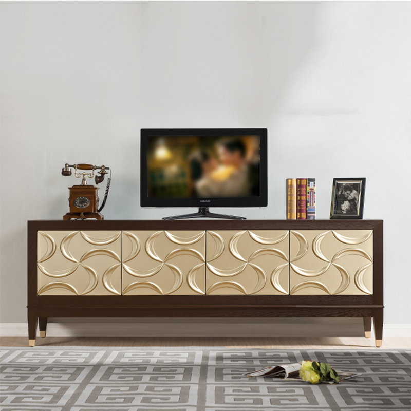 European neoclassical style TV cabinet, 62.99"