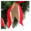 2 pièces 20 po Lanterman Evergreen - Verdure réaliste avec un nœud de Noël, parfait pour la porte d'entrée, le mur et le manteau de cheminée
