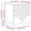 43cm W Composite Bedside Table-211482166