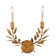 Palm D'Or 2 - Light Candle Wall Light
