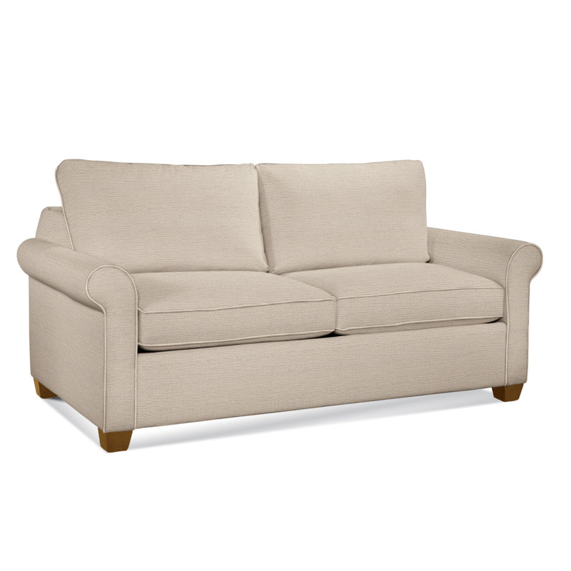 Park Lane Upholstered 58'' Sofa, Havana Finish, Elite Ash; 0321-83