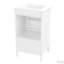 Meuble-lavabo de 20 po avec lavabo, porte, tablette de porte et tiroir
