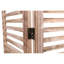 6 cloisons de chambre pliantes en bois massif, l 82,8 po x H 65 po, cloison d'aspect naturel, 65 po, avec finition