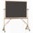 Freestanding Porcelain Reversible Magnetic Medium - 4' - 6' Chalkboard-5212846-5212843