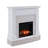 Norcott 48'' W White Electric Fireplace