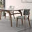 Italian style simple modern dining table sets.