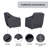 Deb Wicker Rattan Outdoor Lounge Chair Covers
