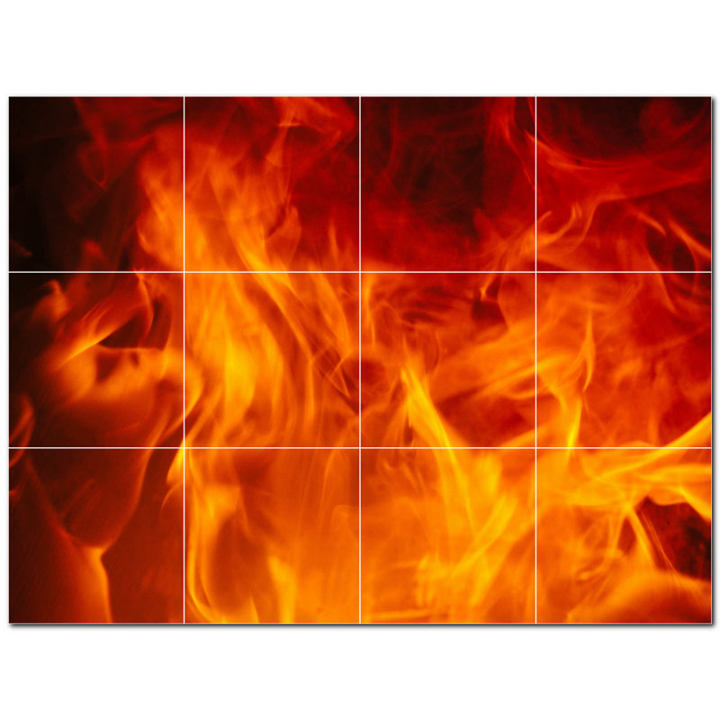 6'' x 6'' Satin Ceramic Decorative Mural