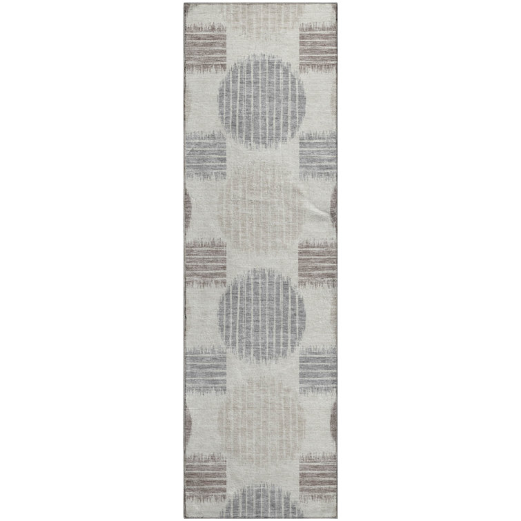 Premium Machine Washable Prisco Ivory Rug