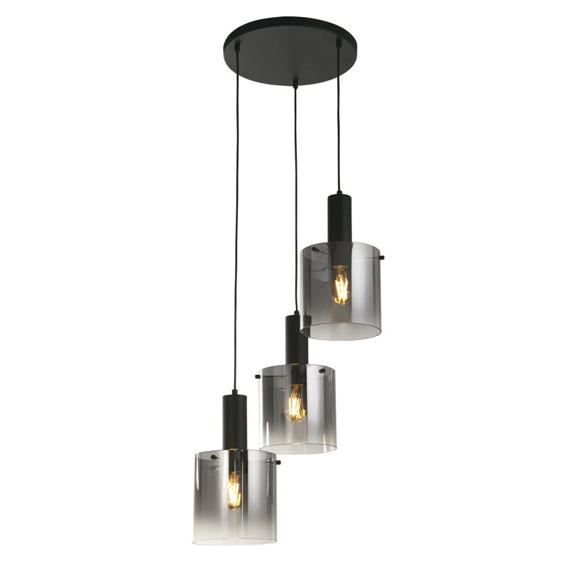 Montravious 3 - Light Unique/Statement Chandelier, Powder Coated Matt