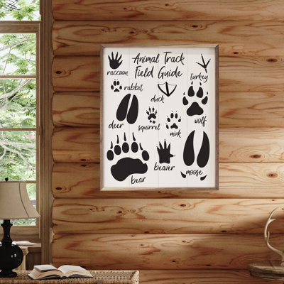 Animal Tracks White