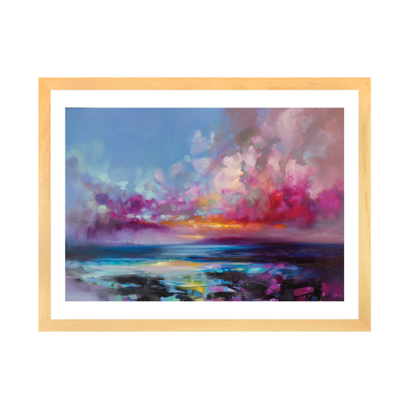 « arran lueur » par scott naismith, reproduction d’art, H 24 po x l 32 po x P 1 po, Papier encadré naturel
