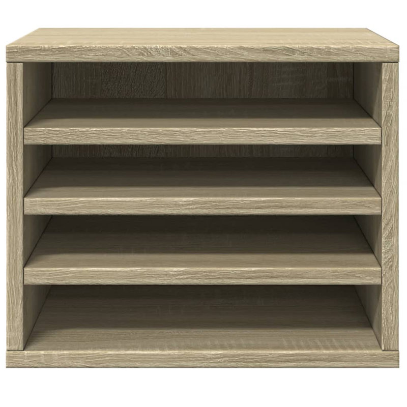  Desk Organiser 36X26x29.5 Cm Engineered Wood, Sonoma Oak