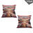 Fabric Reversible Throw Pillow-99021624-99021625