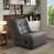 Gray Faux Leather