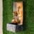  30" H Zen Buddha Face Water Fountain w/ LED light & Pump, Indoor/Outdoor Freestanding, Relaxing Zen Décor, Bronze and Natural Grey Polyresin Fountain for Home Patio Garden Backyard-1580997389