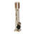 Modern Ember Levi 5 Piece Fireplace Tool Set in Wood Handles-104343375